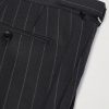 Dyllan Slim-Fit Tapered Striped Wool-Twill Suit Trousers - CU Dyllan Slim-Fit Tapered Striped Wool-Twill Suit Trousers - CU