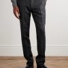 Dyllan Slim-Fit Tapered Striped Wool-Twill Suit Trousers - FR Dyllan Slim-Fit Tapered Striped Wool-Twill Suit Trousers - FR