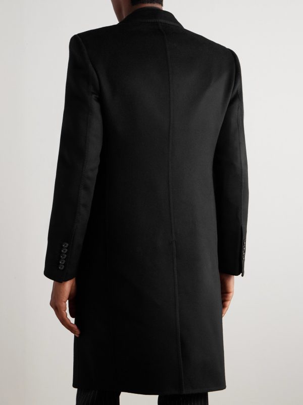 Wool and Cashmere-Blend Overcoat - BK Wool and Cashmere-Blend Overcoat - BK