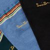 Three-Pack Striped Cotton-Blend Socks - CU Three-Pack Striped Cotton-Blend Socks - CU