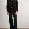 Dyllan Polka-Dot Cotton-Velvet Tuxedo Jacket - OU Dyllan Polka-Dot Cotton-Velvet Tuxedo Jacket - OU