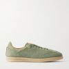 Bailey Logo-Embossed Nubuck Sneakers Bailey Logo-Embossed Nubuck Sneakers