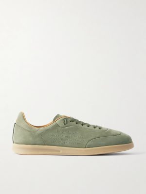 Bailey Logo-Embossed Nubuck Sneakers Bailey Logo-Embossed Nubuck Sneakers