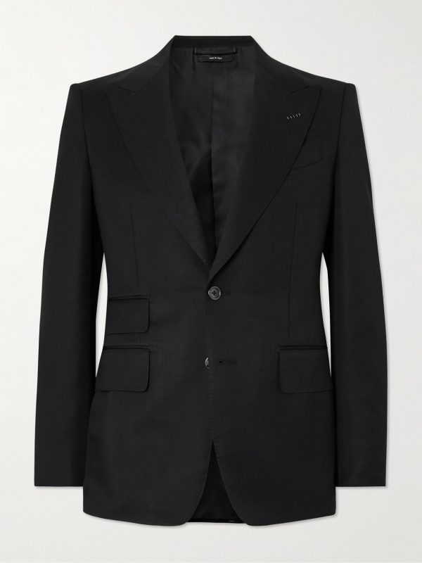 Shelton Grain de Poudre Wool and Mohair-Blend Suit Jacket Shelton Grain de Poudre Wool and Mohair-Blend Suit Jacket