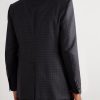 Dyllan Houndstooth Wool-Blend Suit Jacket - BK