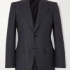 Dyllan Houndstooth Wool-Blend Suit Jacket