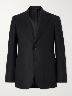 Shelton Brushed Wool and Cashmere-Blend Blazer Shelton Brushed Wool and Cashmere-Blend Blazer