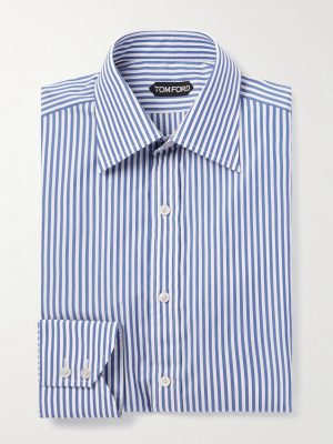 Slim-Fit Striped Cotton-Poplin Shirt Slim-Fit Striped Cotton-Poplin Shirt