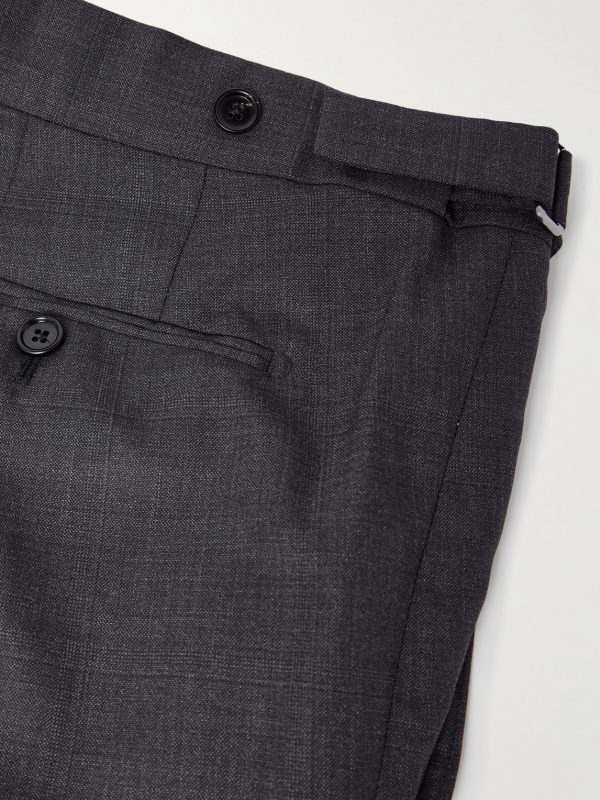 Shelton Straight-Leg Wool-Flannel Trousers - CU