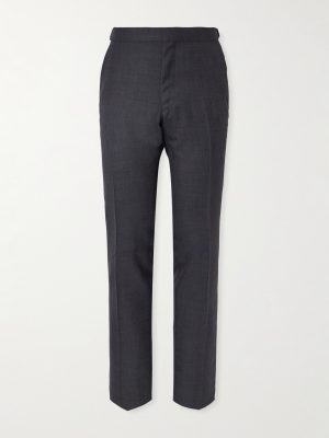 Shelton Straight-Leg Wool-Flannel Trousers Shelton Straight-Leg Wool-Flannel Trousers