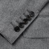 Dyllan Double-Breasted Wool-Flannel Suit Jacket - CU Dyllan Double-Breasted Wool-Flannel Suit Jacket - CU