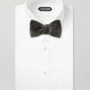 Pre-Tied Cotton-Velvet Bow Tie - OU