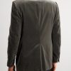 Cotton-Velvet Tuxedo Jacket - BK