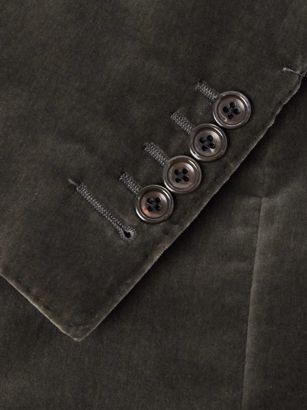 Cotton-Velvet Tuxedo Jacket - CU