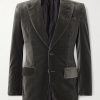 Cotton-Velvet Tuxedo Jacket