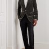 Cotton-Velvet Tuxedo Jacket - OU