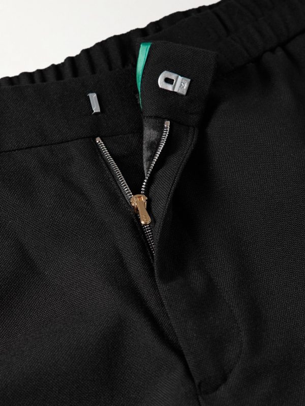 Slim-Fit Straight-Leg Wool Trousers - E1 Slim-Fit Straight-Leg Wool Trousers - E1