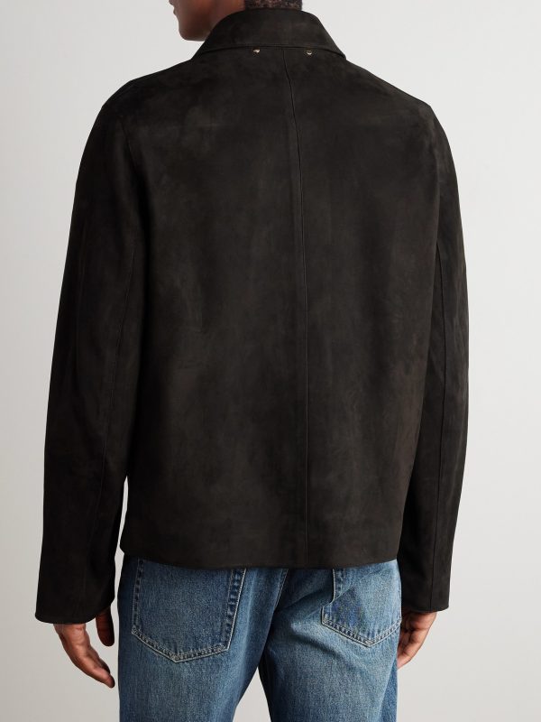 Suede Blouson Jacket - BK