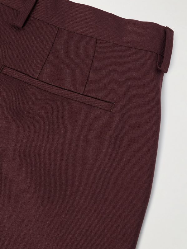 Slim-Fit Straight-Leg Wool-Twill Suit Trousers - CU Slim-Fit Straight-Leg Wool-Twill Suit Trousers - CU