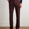 Slim-Fit Straight-Leg Wool-Twill Suit Trousers - FR Slim-Fit Straight-Leg Wool-Twill Suit Trousers - FR