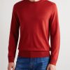 Logo-Embroidered Merino Wool Sweater - FR Logo-Embroidered Merino Wool Sweater - FR