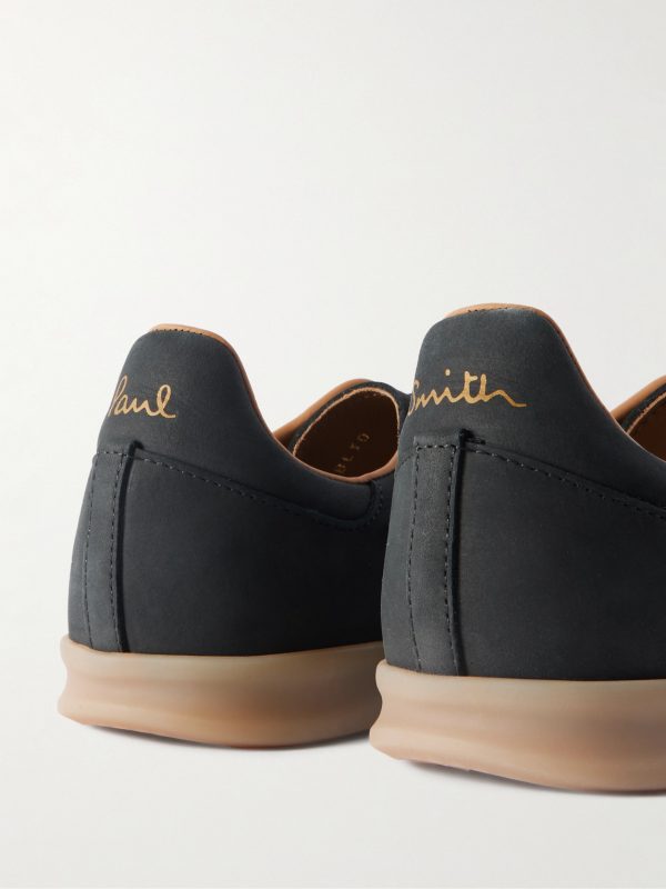Bailey Logo-Embossed Nubuck Sneakers - CU Bailey Logo-Embossed Nubuck Sneakers - CU