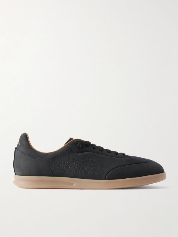 Bailey Logo-Embossed Nubuck Sneakers Bailey Logo-Embossed Nubuck Sneakers