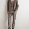 Straight-Leg Pleated Stretch Cotton and Wool-Blend Corduroy Trousers - OU Straight-Leg Pleated Stretch Cotton and Wool-Blend Corduroy Trousers - OU