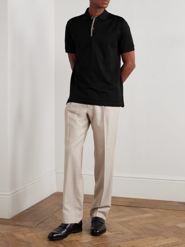 Cotton-Piqué Polo Shirt - OU