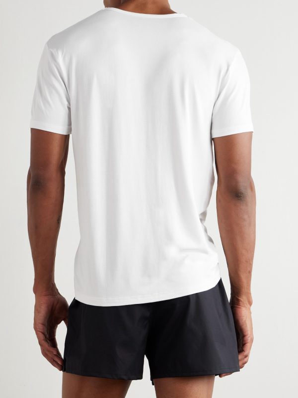 Three-Pack Stretch Modal-Jersey T-Shirt - BK Three-Pack Stretch Modal-Jersey T-Shirt - BK