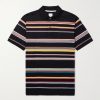 Striped Cotton-Piqué Polo Shirt Striped Cotton-Piqué Polo Shirt