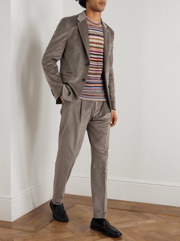 Cotton-Blend Corduroy Blazer - OU Cotton-Blend Corduroy Blazer - OU