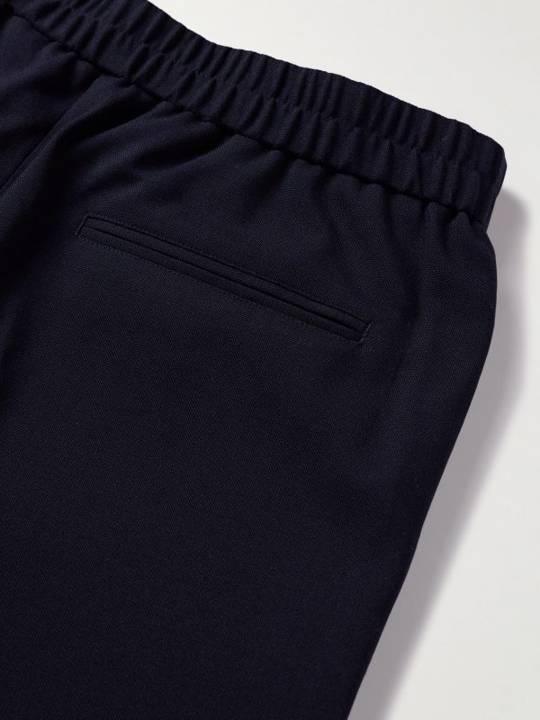 Slim-Fit Straight-Leg Wool Trousers - CU Slim-Fit Straight-Leg Wool Trousers - CU