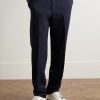Slim-Fit Straight-Leg Wool Trousers - FR Slim-Fit Straight-Leg Wool Trousers - FR