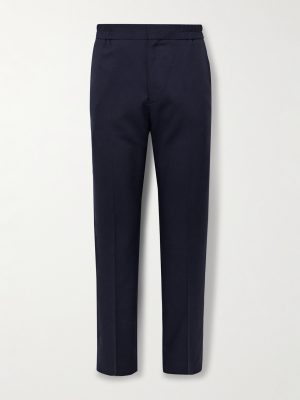 Slim-Fit Straight-Leg Wool Trousers Slim-Fit Straight-Leg Wool Trousers