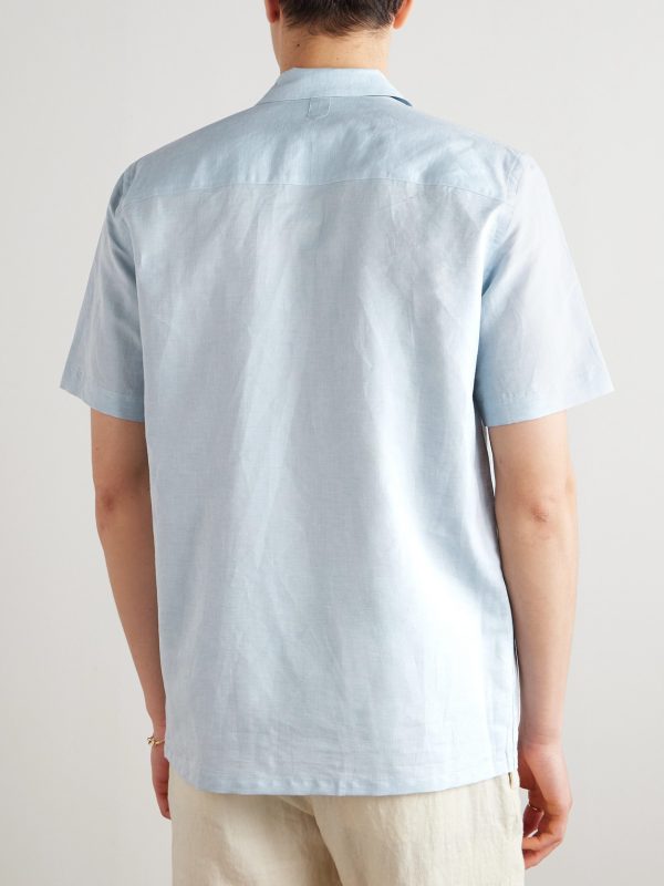 Linen and Cotton-Blend Shirt - BK Linen and Cotton-Blend Shirt - BK