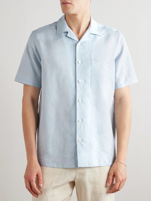 Linen and Cotton-Blend Shirt - FR Linen and Cotton-Blend Shirt - FR