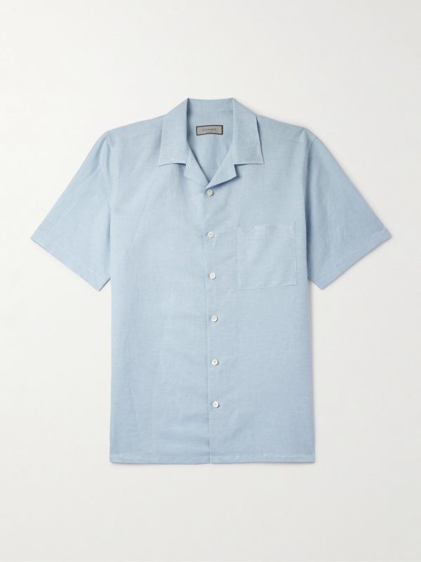 Linen and Cotton-Blend Shirt Linen and Cotton-Blend Shirt