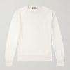 Waffle-Knit Cotton and Silk-Blend Sweatshirt Waffle-Knit Cotton and Silk-Blend Sweatshirt