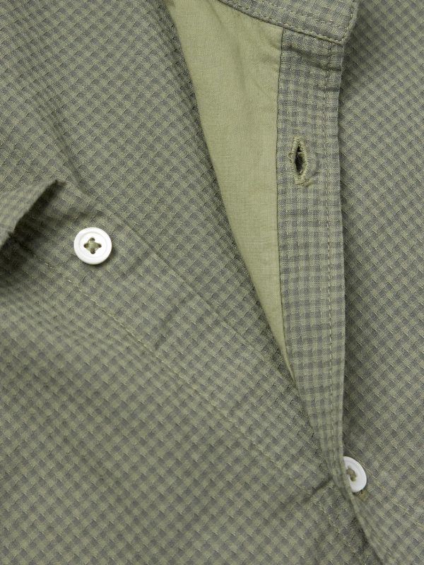 Canary Checked Cotton Shirt - CU Canary Checked Cotton Shirt - CU