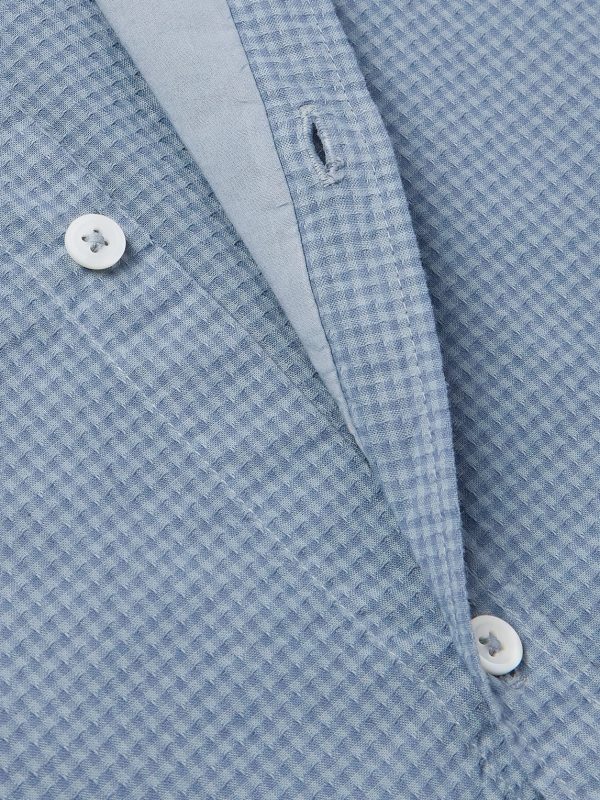 Canary Checked Cotton Shirt - CU