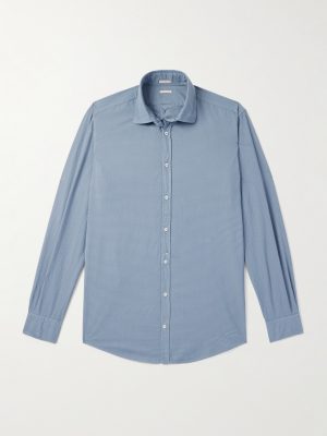 Canary Checked Cotton Shirt