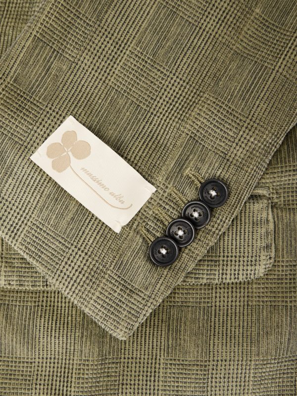 Monster Double-Breasted Prince of Wales Checked Cotton-Blend Corduroy Blazer - CU Monster Double-Breasted Prince of Wales Checked Cotton-Blend Corduroy Blazer - CU