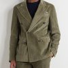Monster Double-Breasted Prince of Wales Checked Cotton-Blend Corduroy Blazer - FR Monster Double-Breasted Prince of Wales Checked Cotton-Blend Corduroy Blazer - FR