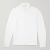 Ischia Cotton and Cashmere-Blend Jersey Polo Shirt Ischia Cotton and Cashmere-Blend Jersey Polo Shirt