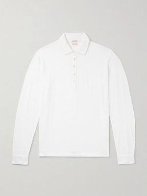 Ischia Cotton and Cashmere-Blend Jersey Polo Shirt