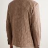 Baglietto Checked Houndstooth Wool-Blend Blazer - BK Baglietto Checked Houndstooth Wool-Blend Blazer - BK