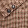 Baglietto Checked Houndstooth Wool-Blend Blazer - CU Baglietto Checked Houndstooth Wool-Blend Blazer - CU