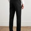 Straight-Leg Super 130s Wool Suit Trousers - BK Straight-Leg Super 130s Wool Suit Trousers - BK