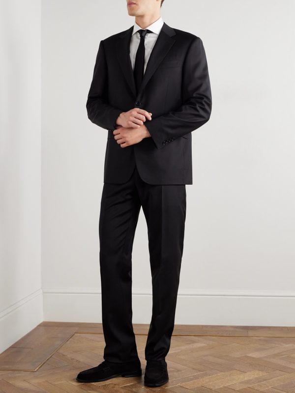 Straight-Leg Super 130s Wool Suit Trousers - OU Straight-Leg Super 130s Wool Suit Trousers - OU